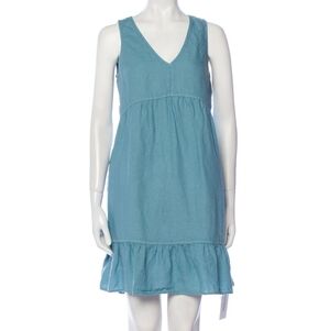 Cynthia Rowley Teal Linen Dress